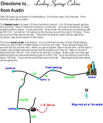 Leakey Springs Maps