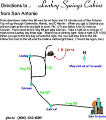 Leakey Springs Maps
